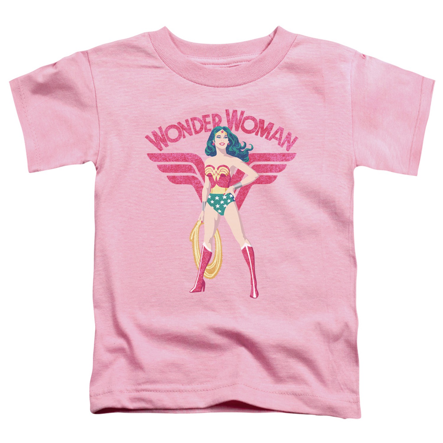 Wonder Woman Sparkle Pink Toddlers Tshirt